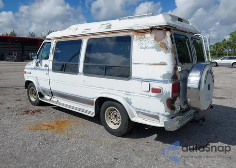 1992 GMC Rally Wagon / Van G2500 from USA, damaged, VIN 1GDEG25K1N7502078